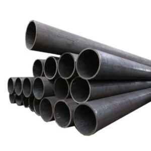 TUBE PLEIN EN ACIER NOIR